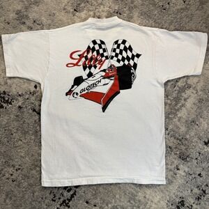 Vintage 1997 Lilly Glotech Grand Prix Single Stitch FOTL Size Large